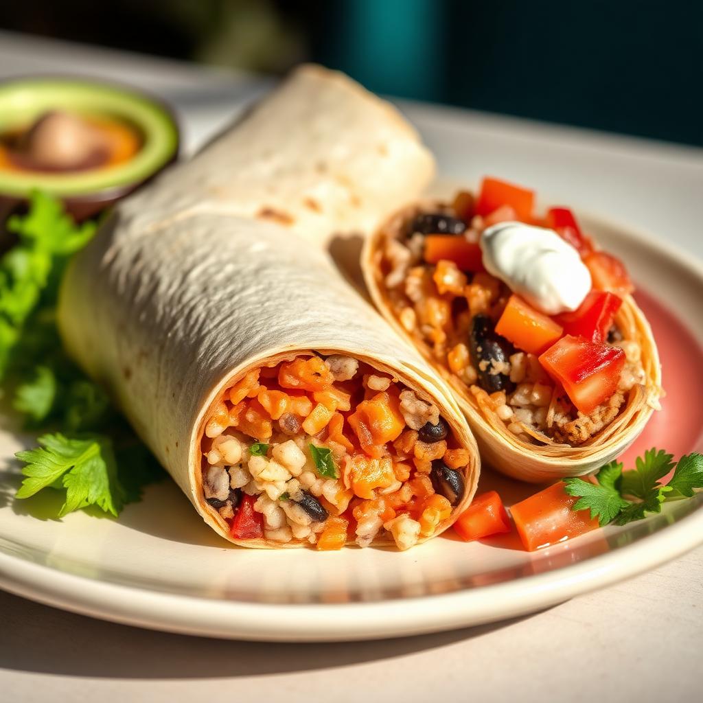 Hand-rolled Burrito